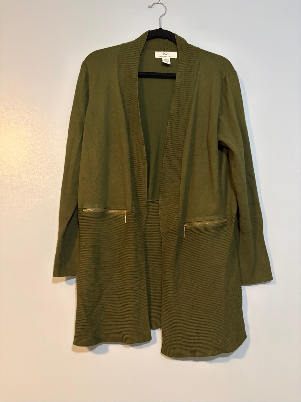 Magaschoni Olive Green Men’s Sweater